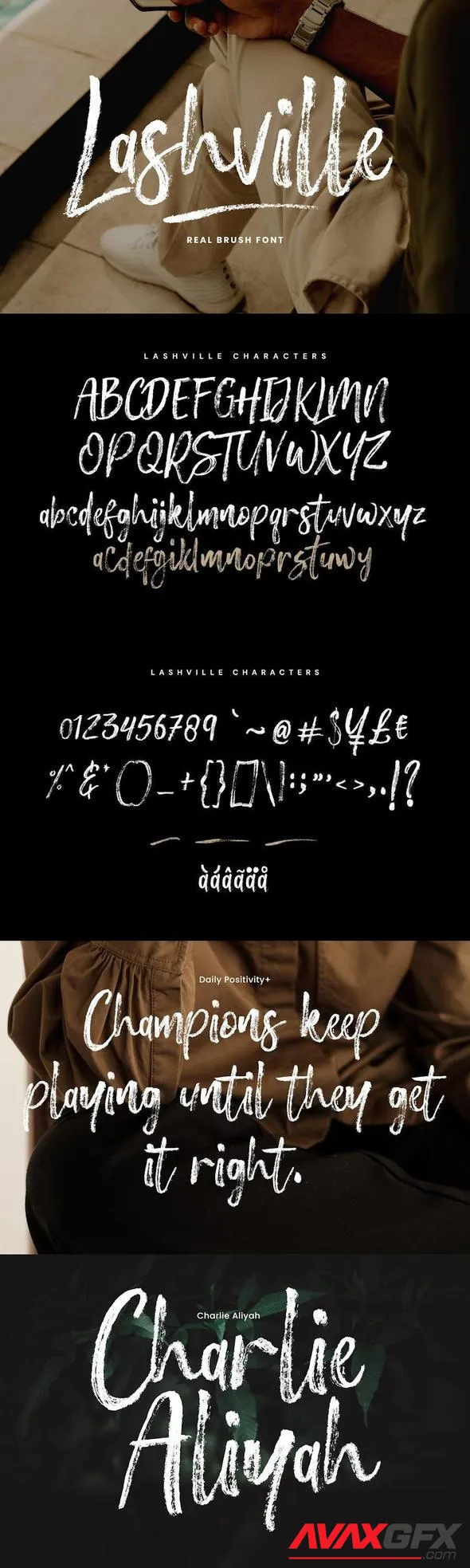 Lashville - Brush Font