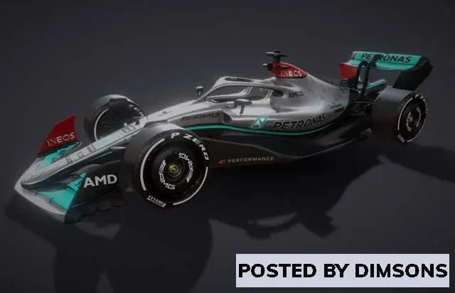 Vehicles, cars F1 2022 Mercedes Livery  - 3D Model