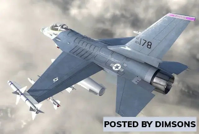 Aircraft F-16 - 3D Model