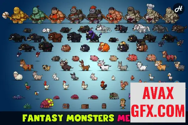 Unity Asset - Fantasy Monsters Animated (Megapack) v2.5