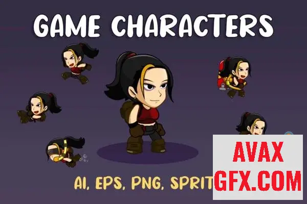 Unity Asset - Female Protagonist Character Sprites
