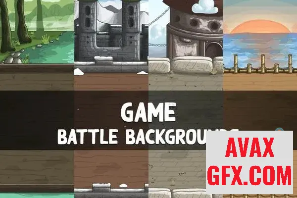 Unity Asset - Game Battle Backgrounds with Bridges