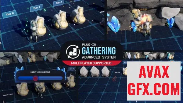 Unreal Engine Asset - Gathering Resources - Advanced System v5.3