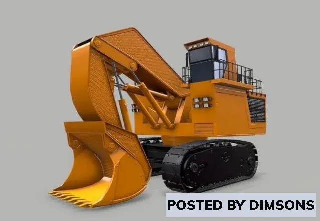 Industrial Vehicle Excavator 2 - 3D Model