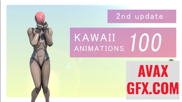 Unreal Engine Asset - KAWAII ANIMATIONS 100 v5.0+