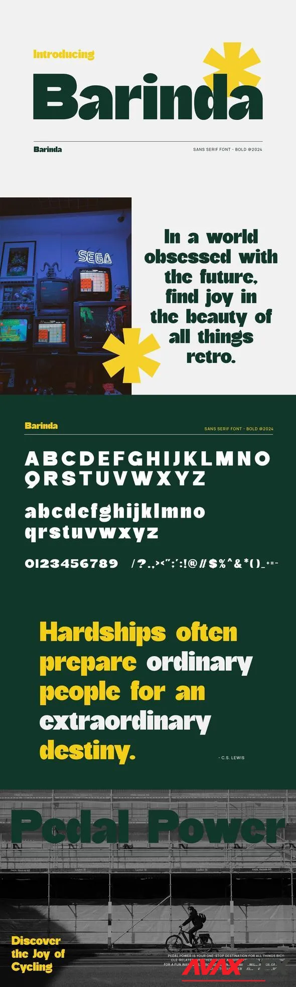 Barinda - Modern Display Sans Serif