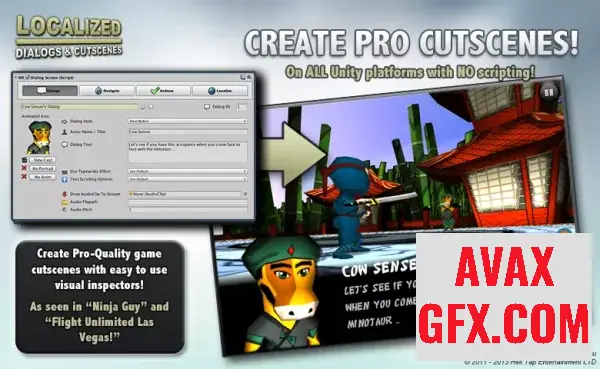 Unity Asset - Localized Dialogs & Cutscenes (LDC) v6.3