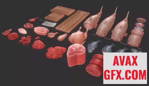 Unity Asset - Meat Pack v1.0