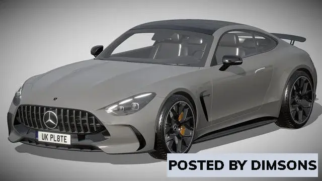 Vehicles, cars Mercedes-Benz AMG GT Coupe 2024  - 3D Model