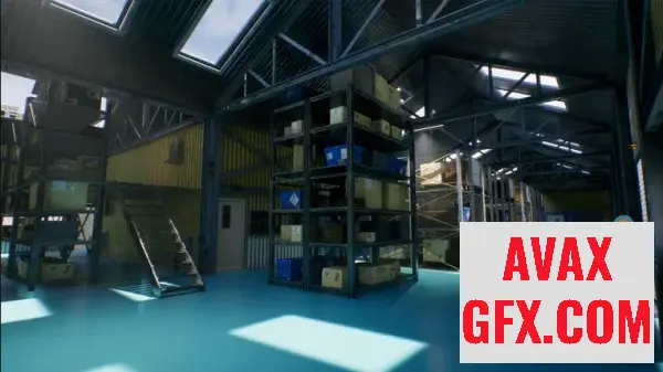 Unreal Engine Asset - Modular Warehouse v4.26+