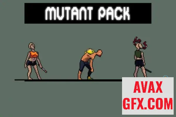 Unity Asset - Mutant Character Sprites Pixel Art