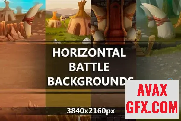 Unity Asset - Orc Lands Horizontal Battle Backgrounds
