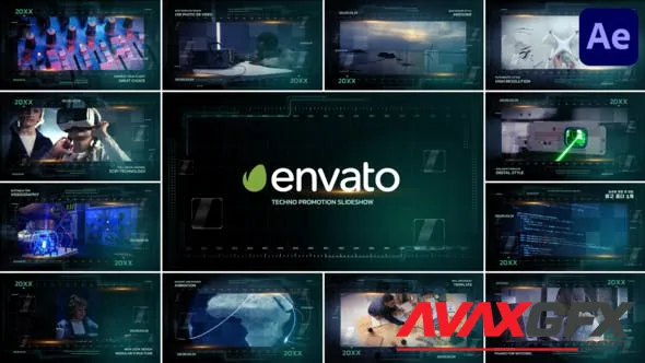 Techno Promotion Slideshow for After Effects 50823312 Videohive