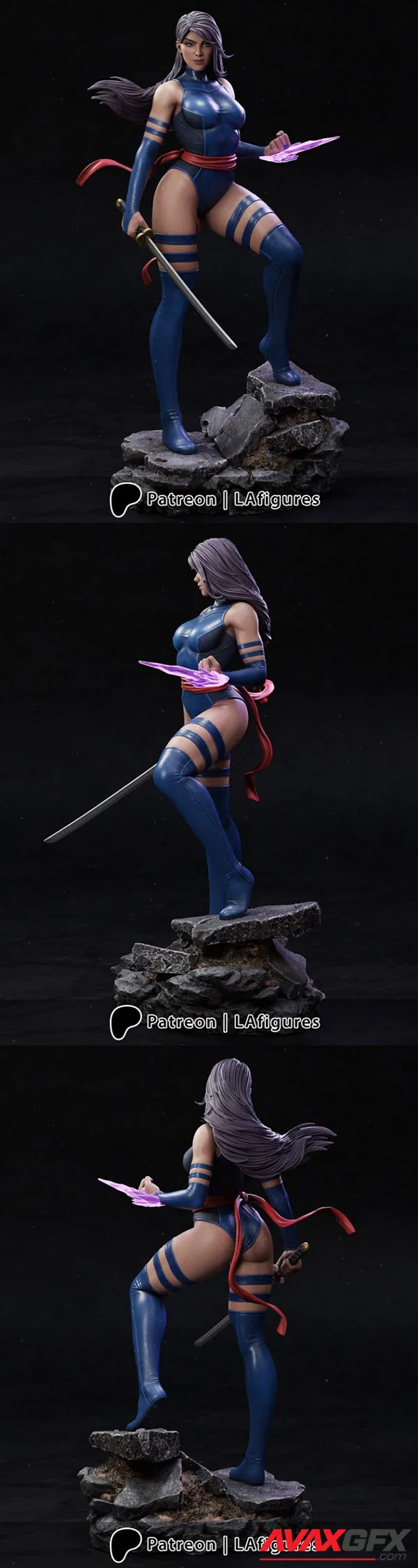 Psylocke – 3D Print