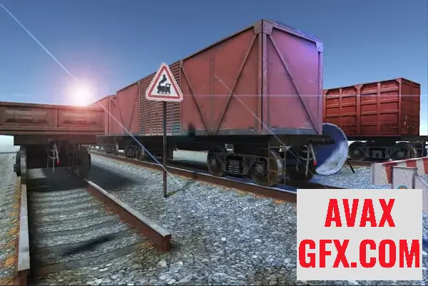 Unity Asset - Rail Road Objects Pack v2.1