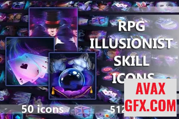 RPG Illusionist Skill Icons