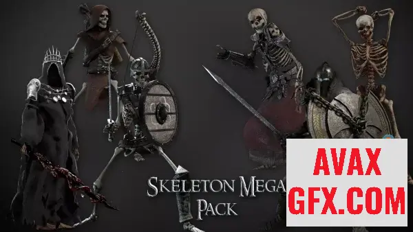 Unity Asset - Skeleton Mega Pack v1.1