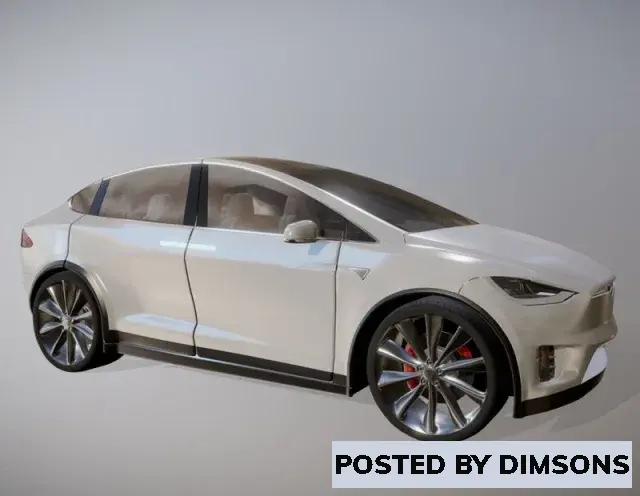 Vehicles, cars Tesla MODEL X [Animation]  - 3D Model