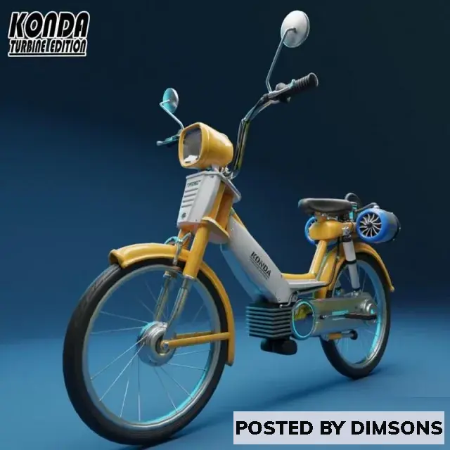 Bikes The Konda Turbine Edition! - 3D Model