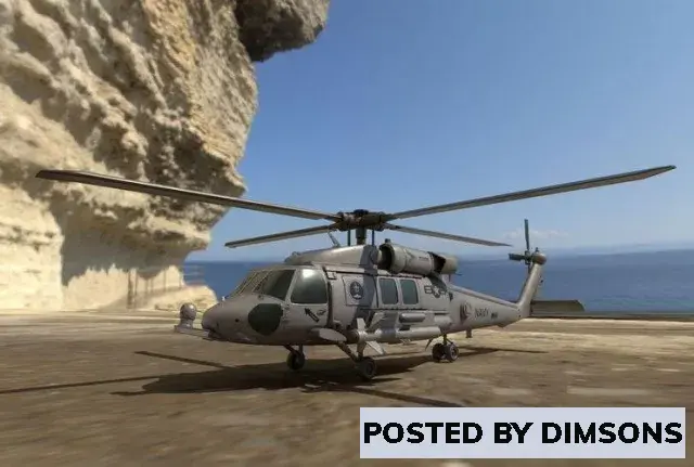 Aircraft UH-60 Black Hawk - 3D Model