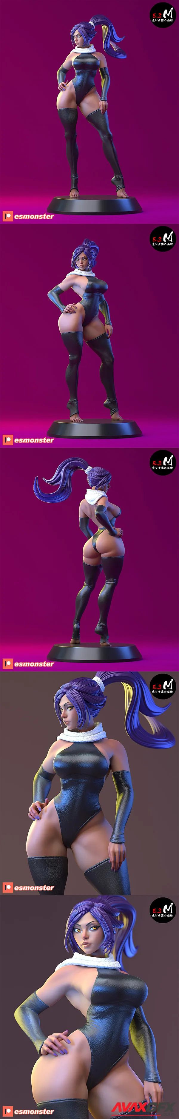 Yoruichi P2 – 3D Print