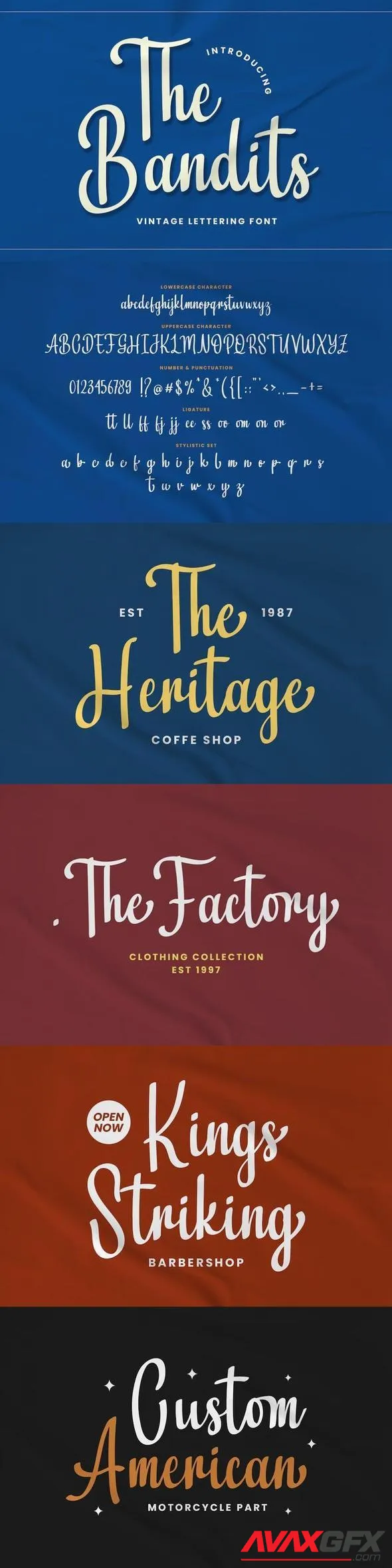 The Bandits - Vintage Lettering Font