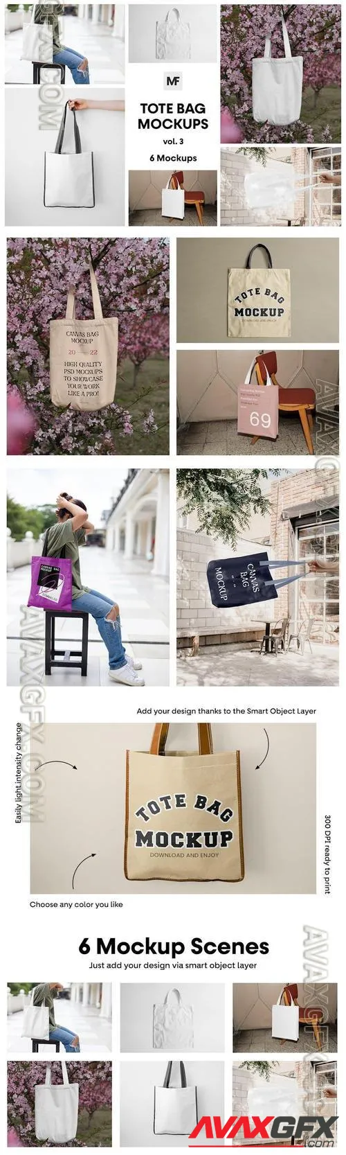 Canvas Bag Mockups vol.3