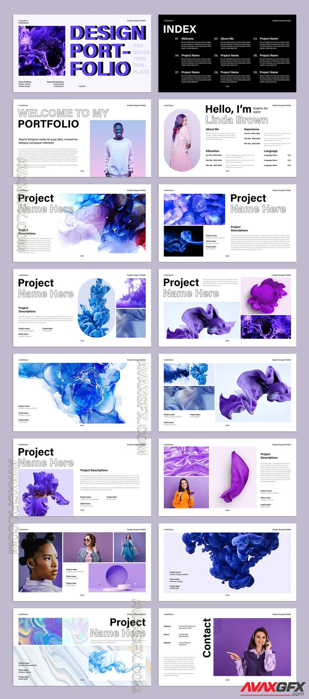 Adobestock - Portfolio Presentation Template 757180170