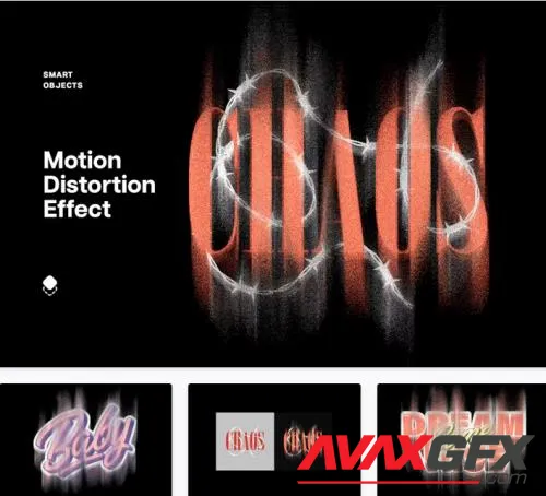 Motion Distortion Text Effect - 92140228