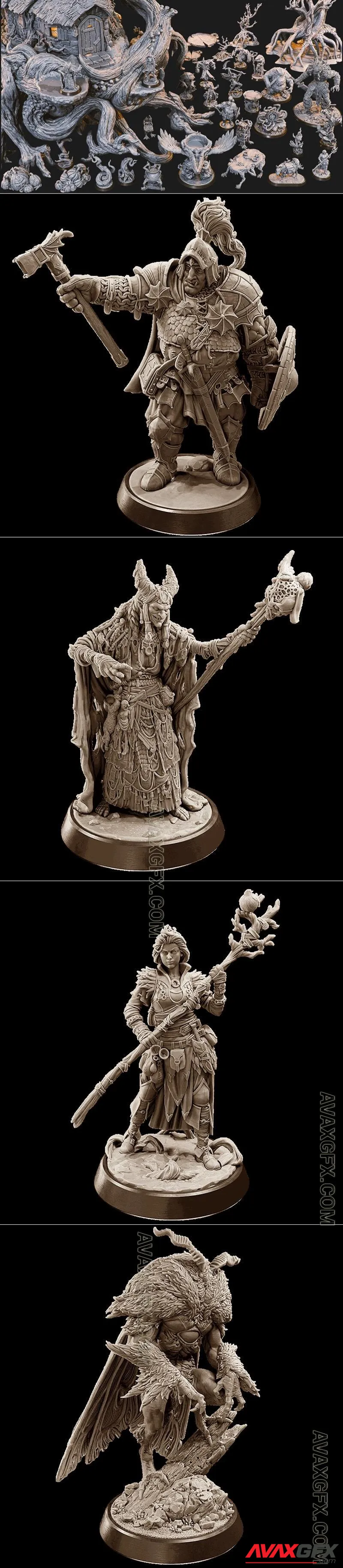 Loot Studio - Curse Of The Witchmire February 2024 - STL 3D Model