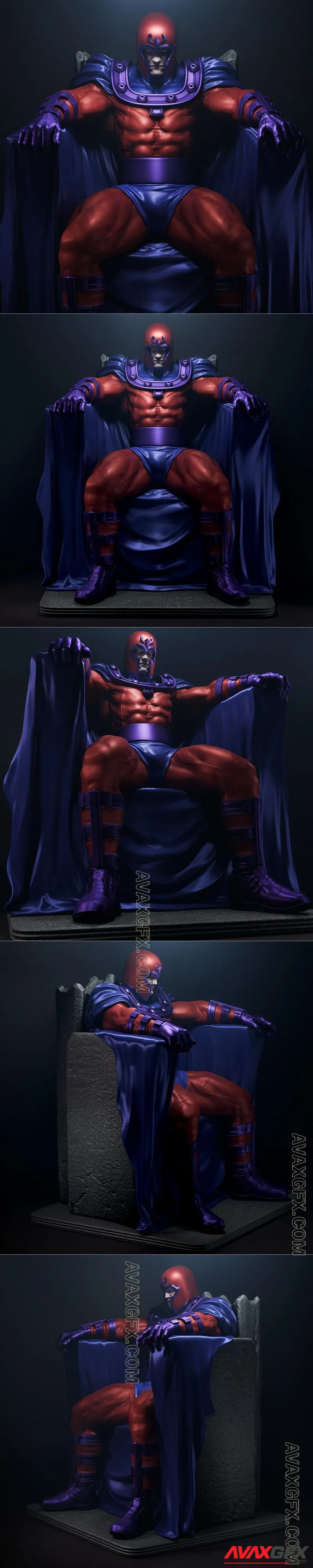 Ca 3d Studios - Magneto - STL 3D Model