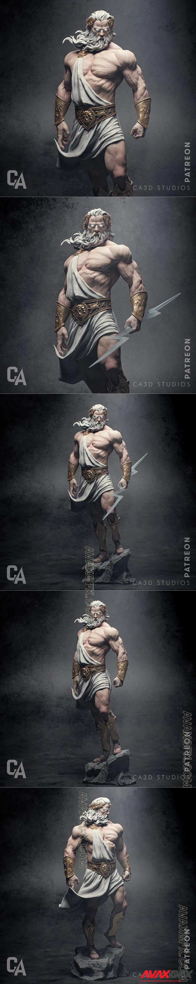 Ca 3d Studios - Zeus - STL 3D Model