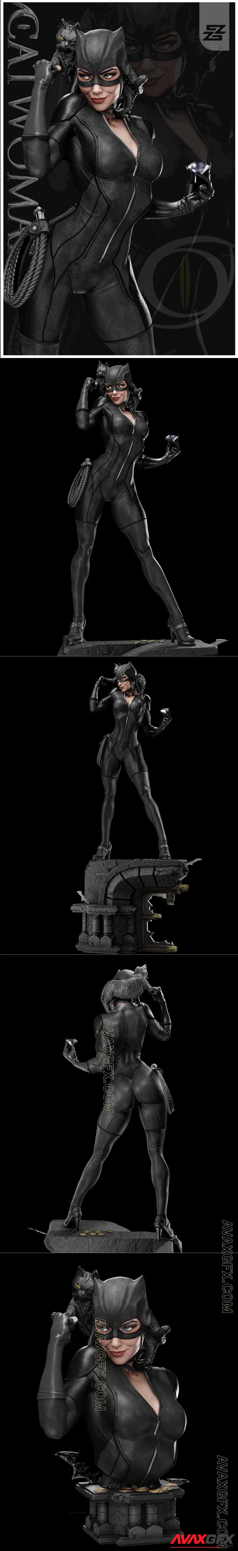 ZEZ Studios - Catwoman - STL 3D Model