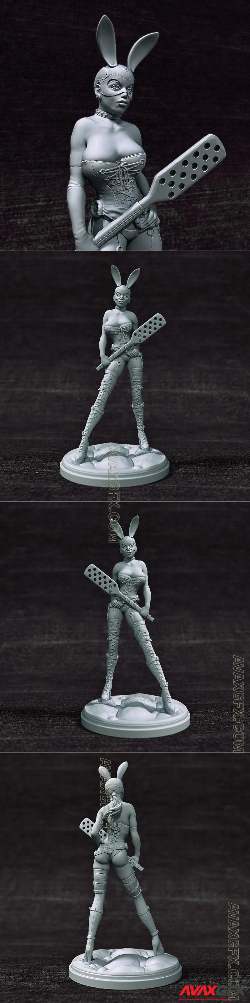 Bunny Girl Lara - OBJ 3D Model