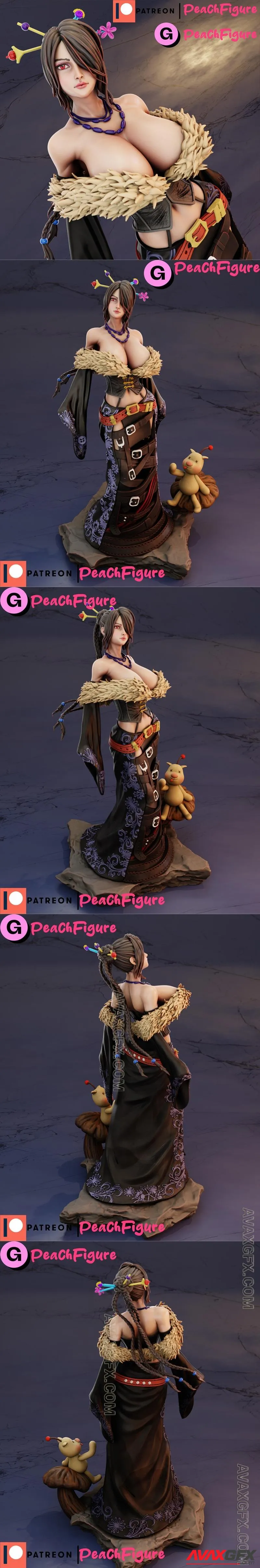 Peach Figure - Lulu - STL 3D Model