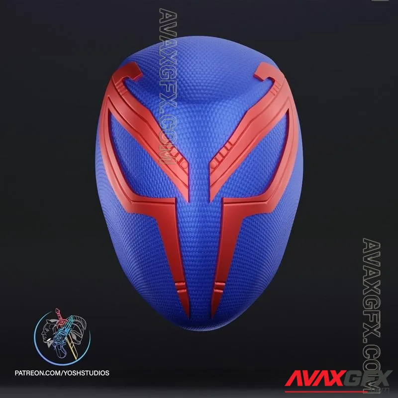 Spiderman 2099 Mask - STL 3D Model