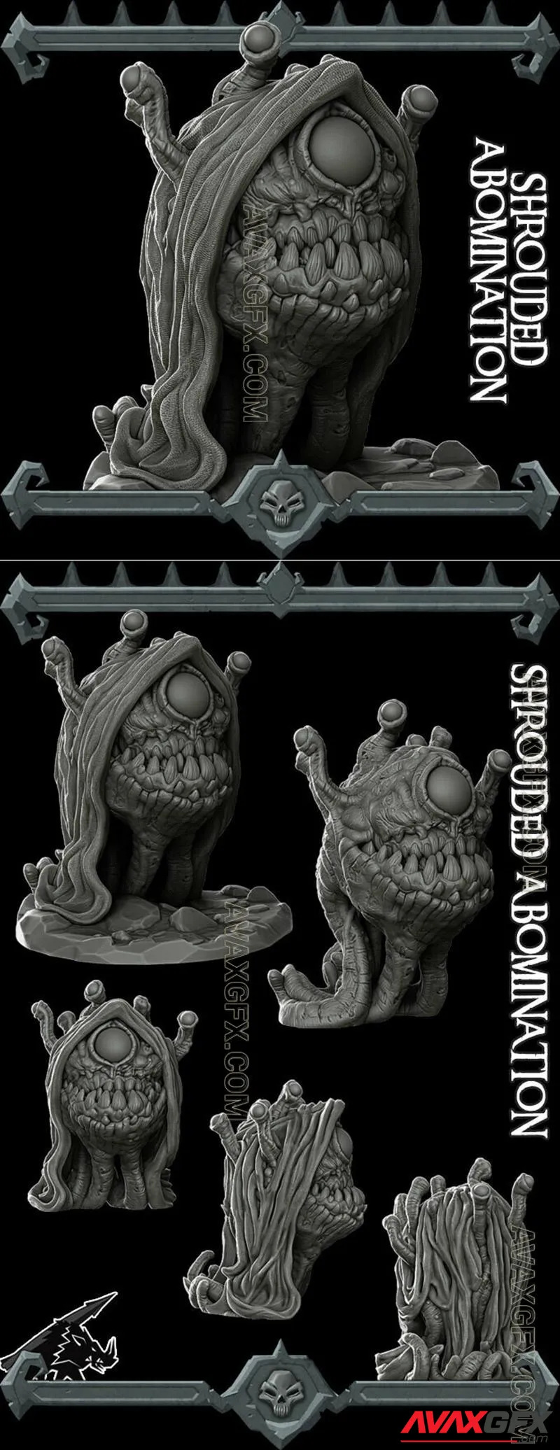 Shrouded Abomination - STL 3D Model