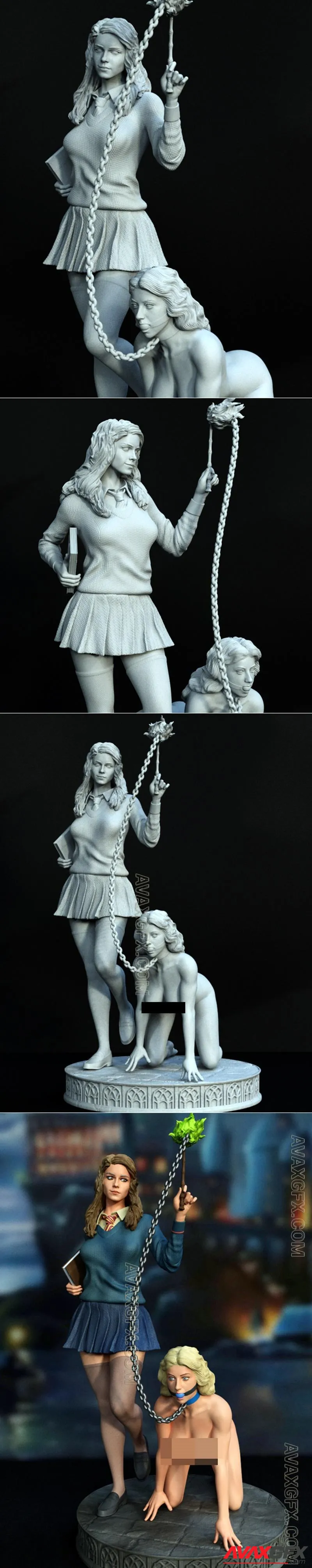 Exclusive - Witches School - STL 3D Model