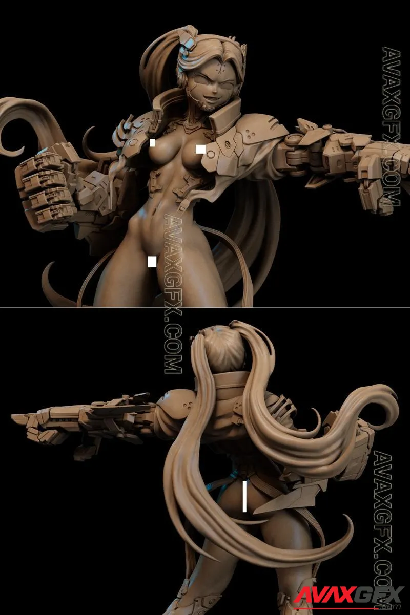 Ca 3d Studios - Rebecca Smasher NSFW Version - STL 3D Model