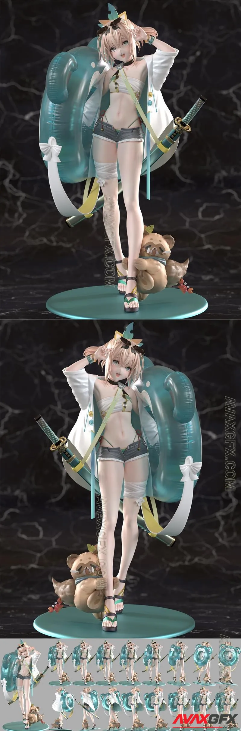 Kazama Iroha - STL 3D Model