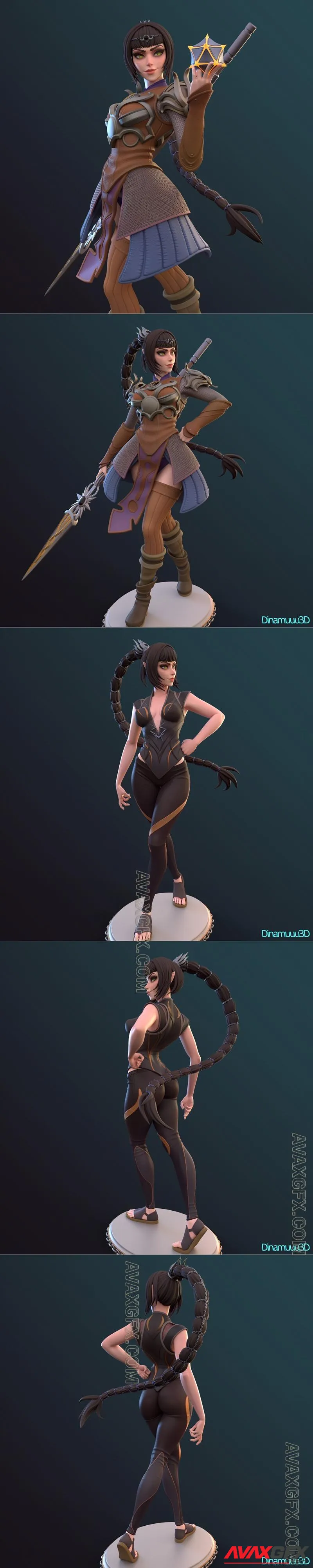 Dinamuuu3D - Shadowheart - STL 3D Model