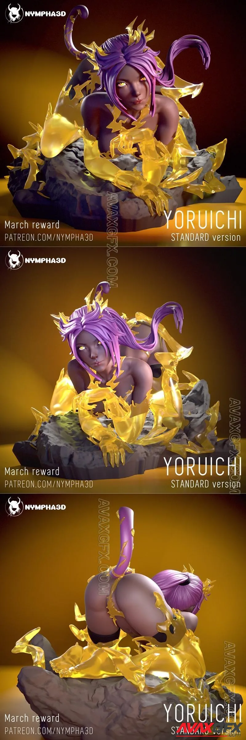 Nympha - Yoruichi - STL 3D Model