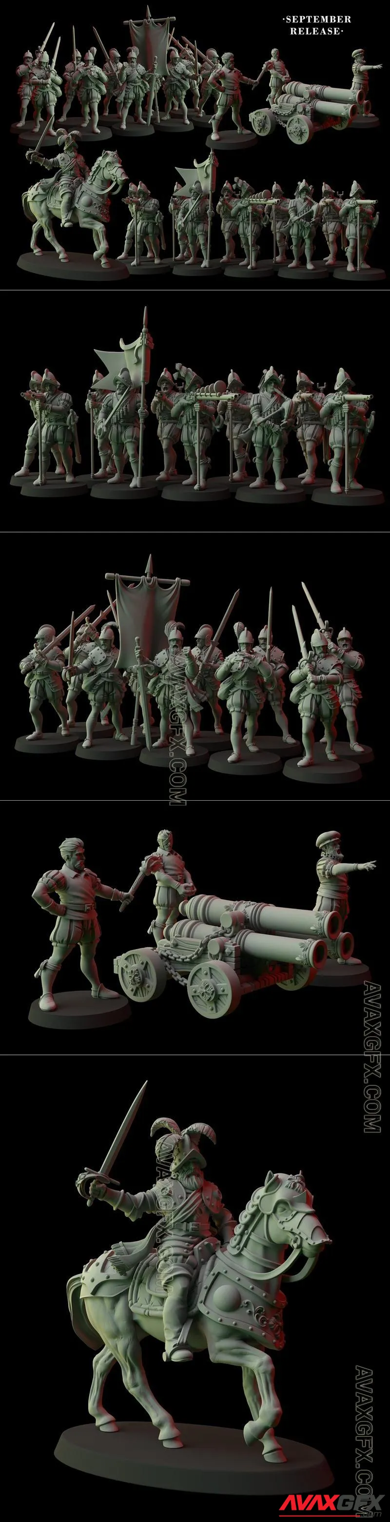 Fantasy Cult Miniatures September 2021 - STL 3D Model