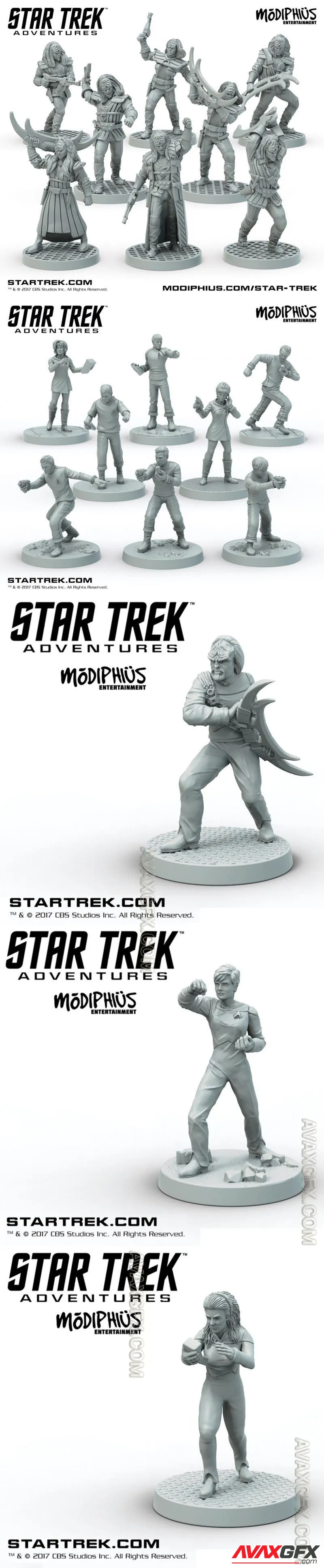 Modiphius Entertainment - Star Trek Adventures - STL 3D Model