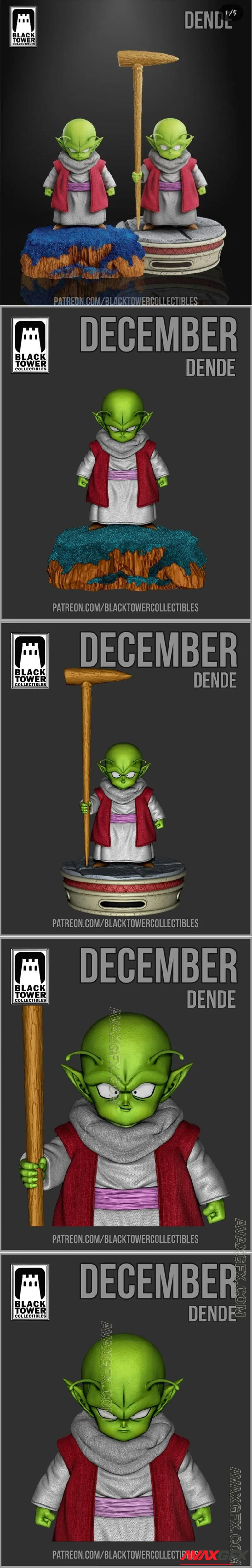 Dende Black Tower - STL 3D Model