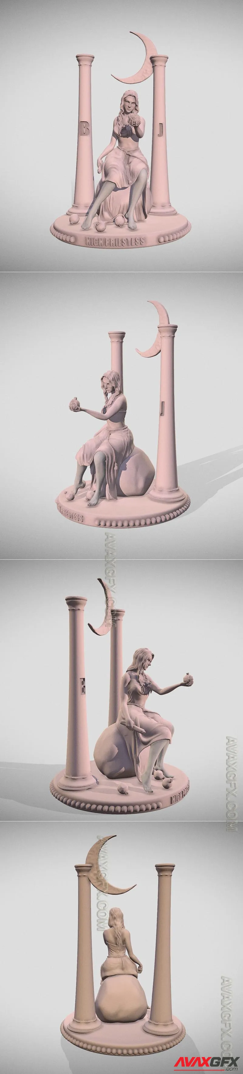 High priestess - STL 3D Model