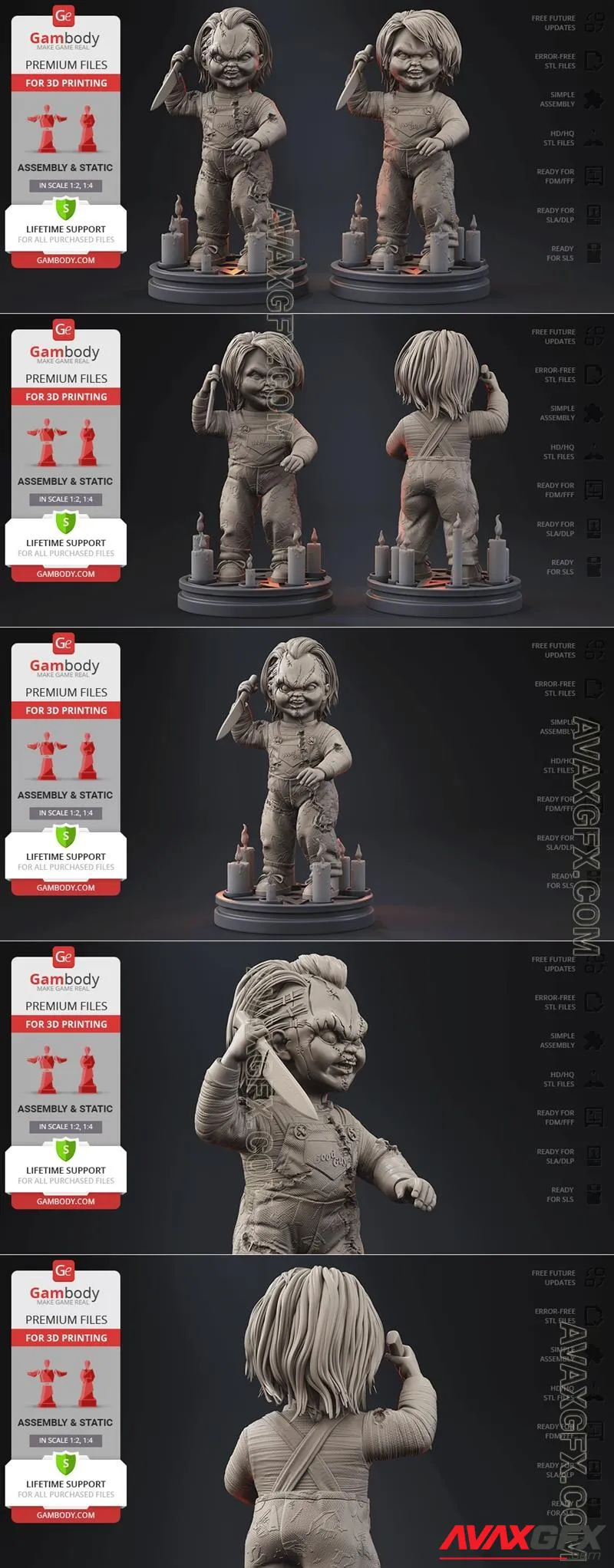 Gambody - Chucky - STL 3D Model