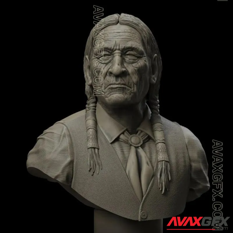 Cheyenne Elder - STL 3D Model