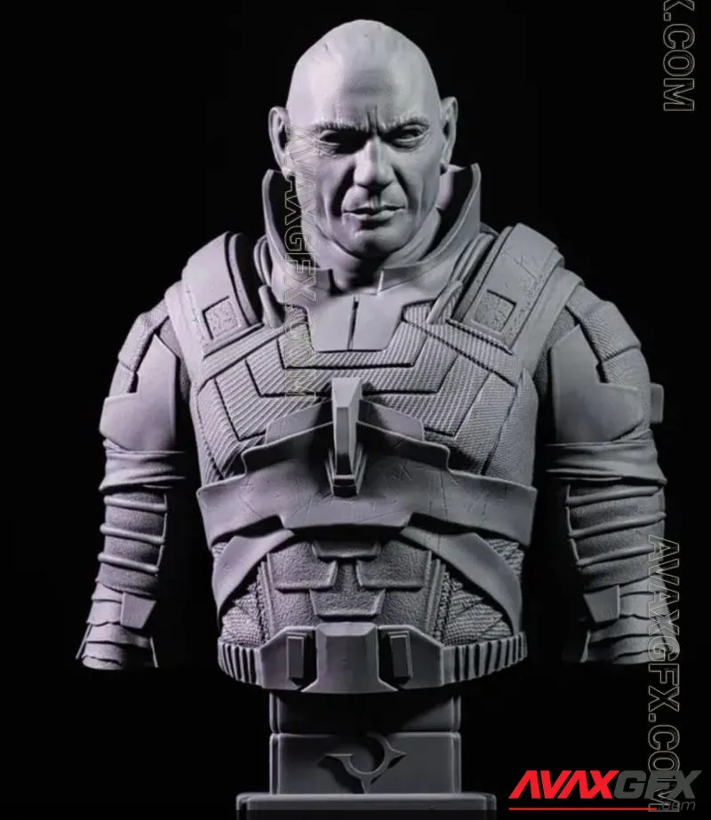 Count Glossu Rabban bust - Dune - STL 3D Model