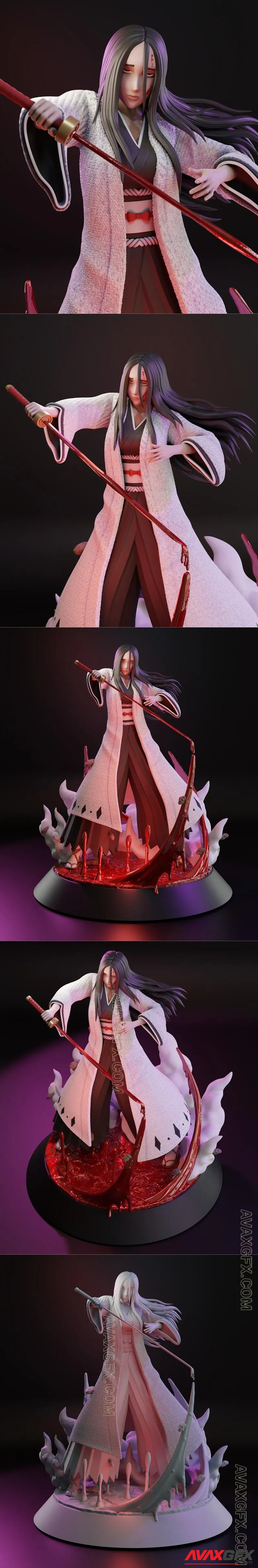 LionRealm Studio - Retsu Unohana - STL 3D Model